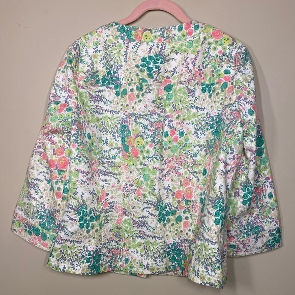 Christopher & Banks Printed Denim Jacket M - Picture 2 of 4